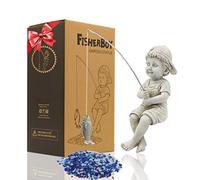 Yeomoo Statue de Pêcheur Décoration de Jardin - Figurine de Pêcheur Amusante, pour Intérieur/Extérieur Bassin Poisson,Jardin,Pelouse Statue Décorative Imperméable, Cadeaux pour Femmes/Hommes/Maman