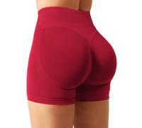 YEOREO SoftHue Short de sport pour femme - Invisible - Scrunch Butt - Lifting - Short de gym - Entraînement - 11.4 cm - Seamless - Legging court - Femme - Push Up - Booty - Short de biker, L