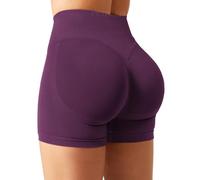 YEOREO SoftHue Short de sport pour femme - Invisible - Scrunch Butt - Lifting - Short de gym - Entraînement - 11.4 cm - Seamless - Legging court - Femme - Push Up - Booty - Short de biker, L