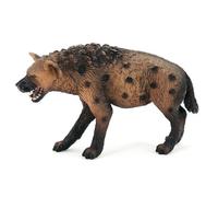 Yeory 4pcs Hyena Figurine, Jouet hyène réaliste 3x2 Pouces, éducation et décorative, Figurines d'animaux en Plastique durables, Cadeaux pour Enfants