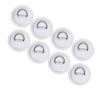 Yeory 8pcs Kit de Patch en Acier Inoxydable en Acier Inoxydable, kit de Patch PVC PVC pour Accessoires canoë à Bateau Gonflable en Kayak, Pas Colle, Bateau Gonflable
