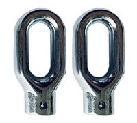 Yeory Crochet d'anneau auvent, Crochet d'anneau pour Machine à relever auvent, Remplacement de pièces de surmit de Patio 2PCS, Crochet de manivelle auvent, Anneau d'alliage en Aluminium