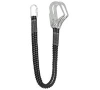 Yeory Longe de protection d'automne, lanière de harnais sécurité élastique à double crochet 25KN, harnais sécurité absorbant les chocs pour l'alpinisme en plein air, l'escalade, la toiture, le ser