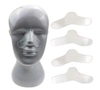 Yeory Lot de 5 Coussinets nasaux pour Masque CPAP en Gel de Silicone, Coussinets nasaux sûrs et Doux pour réduire Les Marques Rouges, Coussinets nasaux pour Protection faciale CPAP