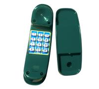 Yeory Téléphone pour Enfants, téléphone de Simulation de 8, 5 Pouces avec des Boutons Base et numérique, Accessoires Jeu en Douceur et Jeu éducatifs Verts, téléphones Jouets pour Les Tout-Petits 1-