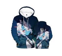 YEOSEA Pull À Capuche Design Marin - Mix Coton Manches Longues Coupe Large, Style Urbain Décontracté pour Tous (93,Grand)