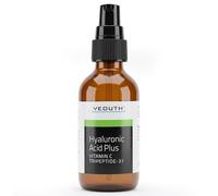 YEOUTH Acide Hyaluronique Serum Visage avec Vitamine C et Tripeptides, Hydratation Soins Pour le Visage Peau Sensible, Skincare Sans Paraben 60ml