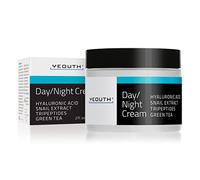 YEOUTH Creme Hydratante Visage Jour et de Nuit avec Acide Hyaluronique, Mucine d'Escargot et Tripeptide de Cuivre, Hydratant Creme Visage Sans Parfum 60ml