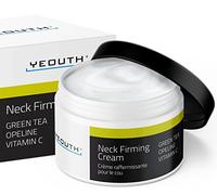 YEOUTH Creme Soins Pour le Cou et le Décolleté Avec Vitamine C, Opeline et Thé Vert, Raffermissant Crème Cible Décolleté et Double Menton 60ml