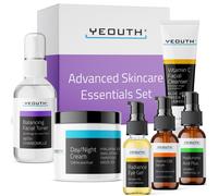 Yeouth Hyaluronic Acid s rum pour le visage Vitamine C visage s rum Face Nettoyer Toner pour le visage Under Eye Gel Face Cr me compl te