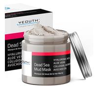YEOUTH Mer Morte Masque Visage Femme Avec Acide Hyaluronique, Aloe Vera et Huile Avocat, Face Mask Revitalisants Pour Peau Apparence Plus Lisse 240ml