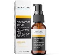 YEOUTH Niacinamide Serum Visage avec Acide Hyaluronique, Soins Pour le Visage, Hydratant Face Serum 30ml