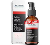 YEOUTH Retinol Serum Visage avec Acide Hyaluronique, Vitamine E et Aloe Vera, Hydratant Sérum Visage Nuit Adapté à Tous les Types de Peau 59ml