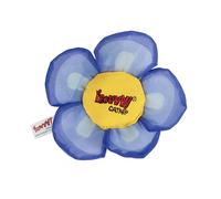 YEOWWW! Daisy's Flower Top Jouet Bio en Forme de Marguerite pour Chat Durable et sûr pour intérieur et extérieur Bleu 14 cm