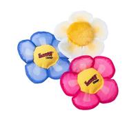 YEOWWW Jouet à herbe à chat pour chats - Jouet biologique en forme de marguerite, froissé, durable et sûr, pour chats d'intérieur et d'extérieur, rose, 12 cm