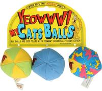 Yeowww My Cats Balls Jouet pour Chat 3 Pièces - Lot de 3