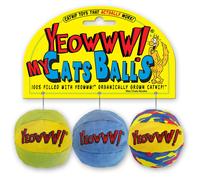 Yeowww My Chats Balles 3pcs Jouet pour Chats