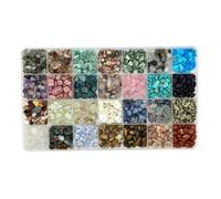 Yephac Kit de fabrication de bijoux avec puces de pierres précieuses de 28 couleurs, kit de fabrication de bagues en perles de cristal avec fournitures de fabrication de bijoux (28 couleurs-2)