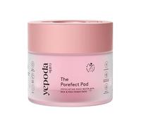 Yepoda The Porefect Pad, tampons toniques exfoliants à l’eau de rose, AHA, BHA & PHA, Exfoliation douce & raffermissant les pores, tampons toniques coréens végétaliens pour tous les types de peau, 60