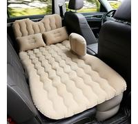 YEQING Matelas Voiture Arriere, Matelas Gonflable, Matelas de Voiture, Matelas de Voyage Portable pour Camping, Randonnée et Voyage(Beige)