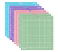 Yeqqzq Lot de 8 tapis de découpe, 30,5 x 30,5 cm, tapis de découpe épais auto-cicatrisant pour Cricut Maker et machines de découpe Explore