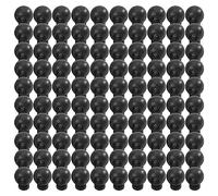 yeraa 100 Piece Bouchon de Cordon DIY Noir en Plastique Connecteur Cordon De Serrure Couvercle D'interrupteur