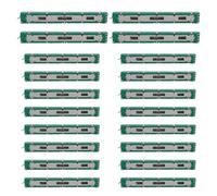 yeraa 20 PièCes SéRies 75Mm Mixer Fader B10K Double PotentiomèTre à GlissièRe Droite Lot