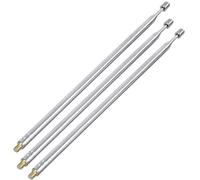 yeraa Antenne telescopique 3 x 43.5cm de Long 4 Sections Telecommande RC d'argent