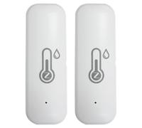yeraa Capteur Intelligent de Température et D'Humidité Tuya Zigbee pour Extérieur, Étanche IP65, Application de Surveillance à Distance et Alertes pour Maison Connectée