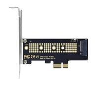 yeraa Carte Adaptateur SSD M.2 NVME vers PCIe 4.0 64 Gbit/S M-Key PCIe4.0 X1 pour PC de Bureau PCI-E GEN4