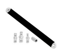 yeraa de Clés à Cliquet à Extension Décalée Impact Ready, Clé pour Espaces Restreints avec Adaptateurs Universels.