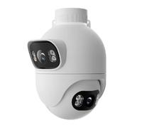 yeraa EC6 WiFi Dual 2K Lens Spotlight Campe Couleur Vision Nocturne Vision AI Détection avec Sirènes Audio à Deux Voies Alarmes de Sécurité