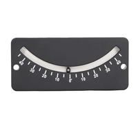 yeraa Guidon 45-0-45 Inclinomètre Tube D'Angle Mètre de Pente Clinomètre pour Véhicule Tout Terrain, Camion, VR, Remorque ou Bateau