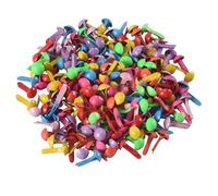 yeraa Lot de 200 Mini attaches parisiennes Multicolore Papier craft Estampillage Scrapbooking Bricolage Outil 4,5 mm