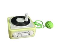 yeraa Mini Enregistreur à Bande Rétro Porte-Clés Portable Enregistreur à Bande Rétro Porte-Clés Cadeau pour Couple Mini Enregistreur Vert Enregistrable