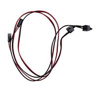 yeraa Paquet de 2 CâBles d'alimentation SW PC Une 2 Broches Allumé/éTeint, Bouton-Poussoir ATX, Commutateur de Informatique 45 Cm