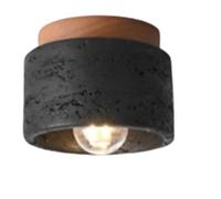 yeraa Plafonnier de Style Japonais Wabi-Sabi E27 à Intensité Variable en Trois Couleurs pour Cuisine, Couloir, Salon, Salle D'Étude, Salon de Thé A