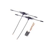 yeraa Récepteur XR4 Gemini-X Dual Band ExpressLRS ELRS 2.4GHZ/SUB-G 900MHZ RX avec Antenne en T pour Pièces de Drones RC FPV