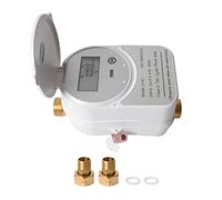 yeraa Tuya Zigbee Compteur D'Eau Ultrasonique DN15 avec Valve Affichage LCD Mesure de la Quantité D'Eau Consommée IP68 Étanche Affichage Numérique LCD Mesure de la Consommation D'Eau