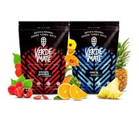 Yerba mate set - stimulant | 2 sachets de yerba mate | Guarana, ginseng, ginkgo biloba | Brazilian yerba mate green | Yerba mate tea | Arôme doux | Caféine naturelle | 2x500g | 1kg
