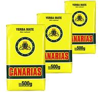 Yerba Maté Canarias Traditionnel 1.5 kg (3x500g)+ échantillon cadeau (40g):Riche en antioxydants et vitamines, accélère le métabolisme, sans sucre!