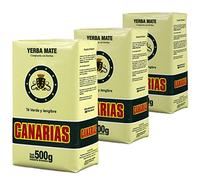 Yerba Maté Canarias Verde Jengibre 1.5 kg (3x500g) + échantillon cadeau (40g):Riche en antioxydants et vitamines, accélère le métabolisme, sans sucre!