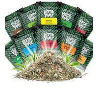Yerba Mate Coffret Découverte Verde Mate Green 10x50g Échantillons Thé Maté | Coffret découverte yerba mate Verde Mate Green comprenant 10 échantillons de 50 g aux saveurs variées, idéales à explorer