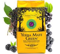 Yerba Mate Green « Tutti Frutti » Thé brésilien 400 g | Thé mat fruité | avec fruits de mûre, myrtille, fruits du sureau, aronia et Waldobstaroma