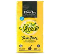 Yerba Maté Kraus Silvestre Menthe 500g + échantillon cadeau (40g):Riche en antioxydants et vitamines, accélère le métabolisme, sans sucre!