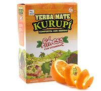 Yerba Maté Kurupi Fitness 500g + échantillon cadeau (40g):Riche en antioxydants et vitamines, accélère le métabolisme, sans sucre!