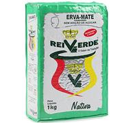 Yerba Maté Rei Verde Traditionnel Vacuum 1 kg + échantillon cadeau (40g):Riche en antioxydants et vitamines, accélère le métabolisme, sans sucre!