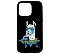 Yerba Mate Tea Drinker Tea Llama Alpaca Calabash Bombilla Coque pour iPhone 15 Pro Max