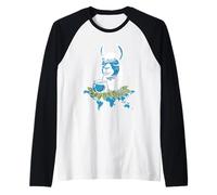 Yerba Mate Tea Drinker Tea Llama Alpaca Calabash Bombilla Manche Raglan