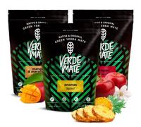 Verde Mate Green Yerba Mate Kit 3x500g Ananas Dragon Mangue Maracuja